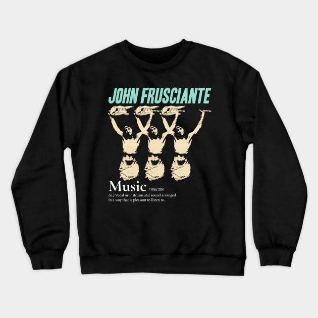 retro john frusciante Crewneck Sweatshirt by psninetynine